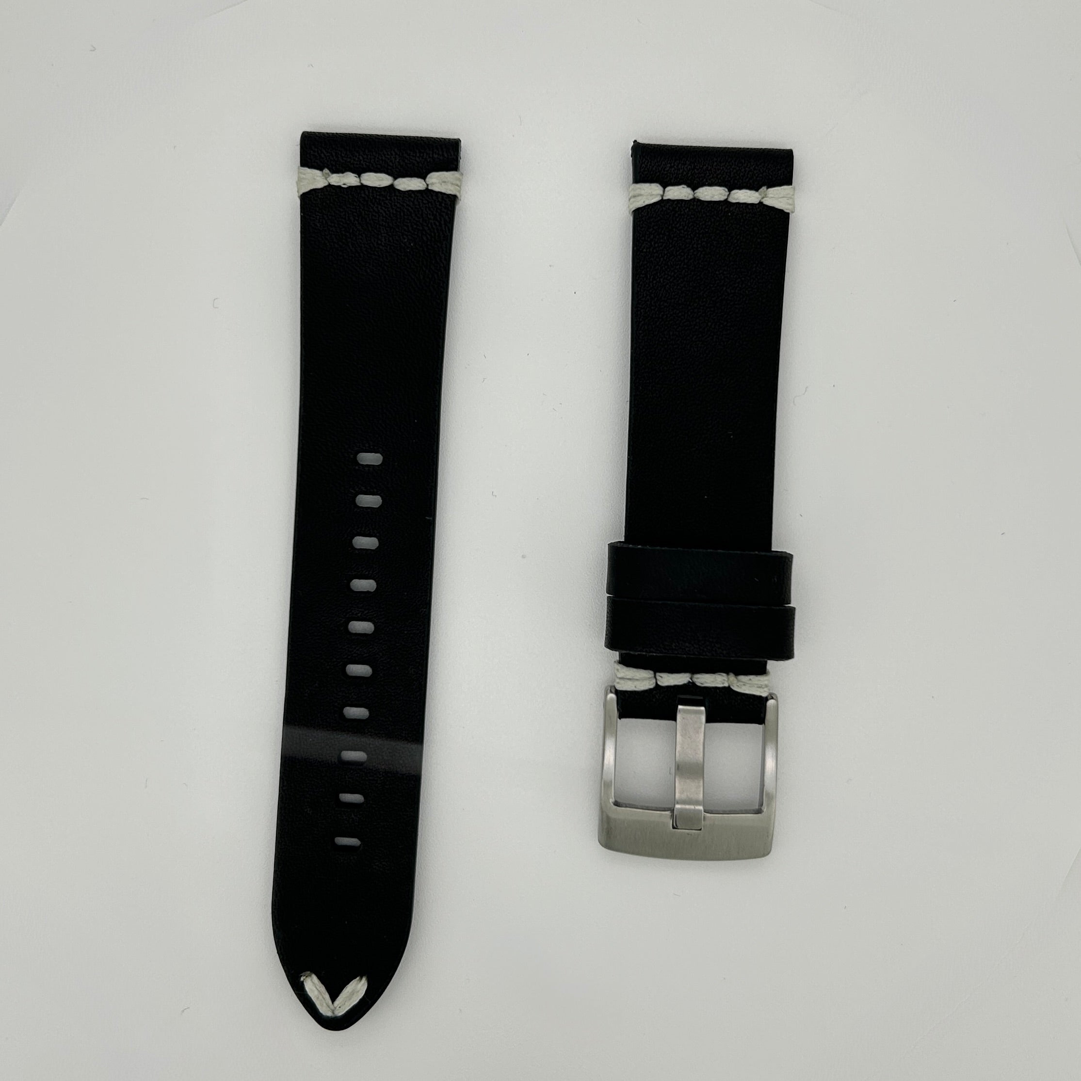 Correa piel cafe Bongon 1820 20mm Negro