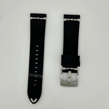 Correa piel cafe Bongon 1820 22mm Negro