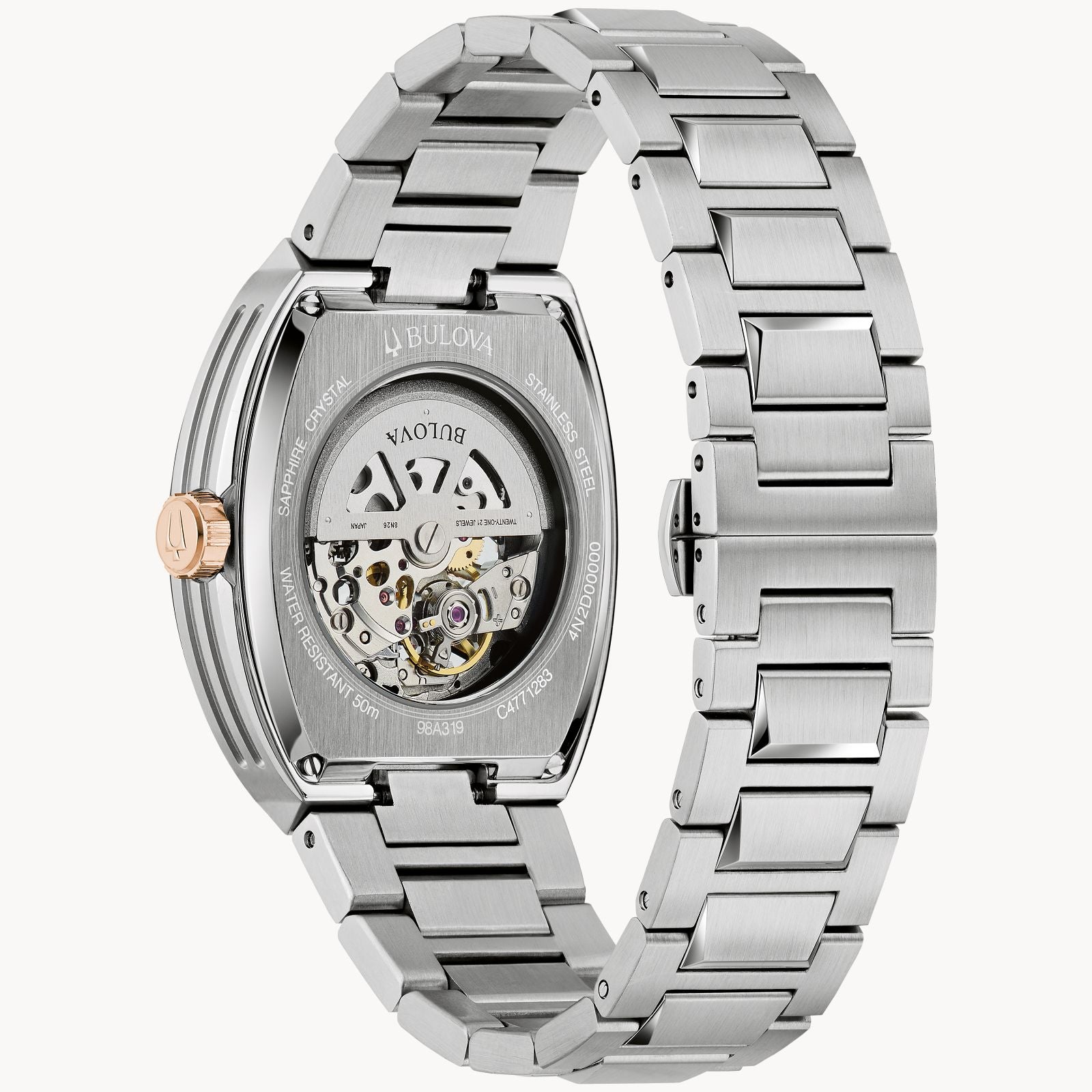 Reloj Bulova Caballero Automatico 98A319