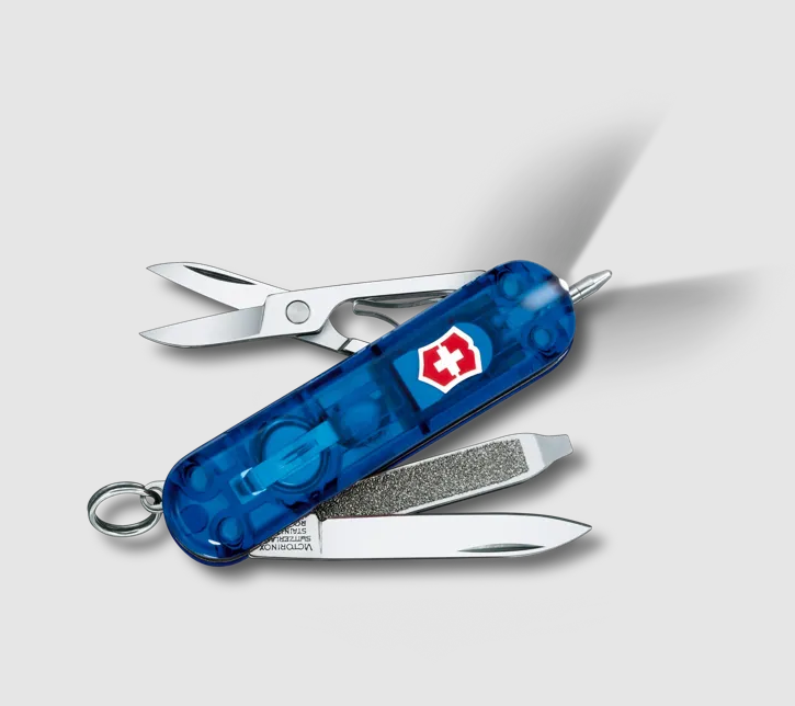 Navaja Victorinox Signature Lite 0.6226.T2 Azul Trans