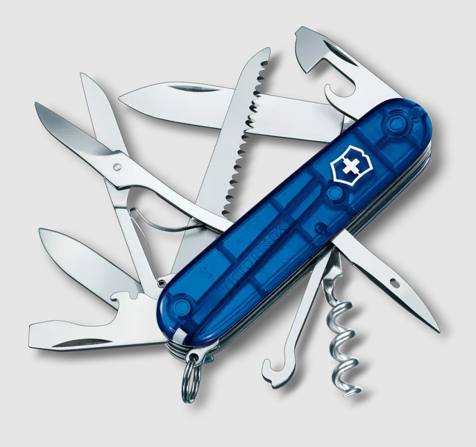 Navaja Victorinox Huntsman 1.3713.T2 Azul Trans