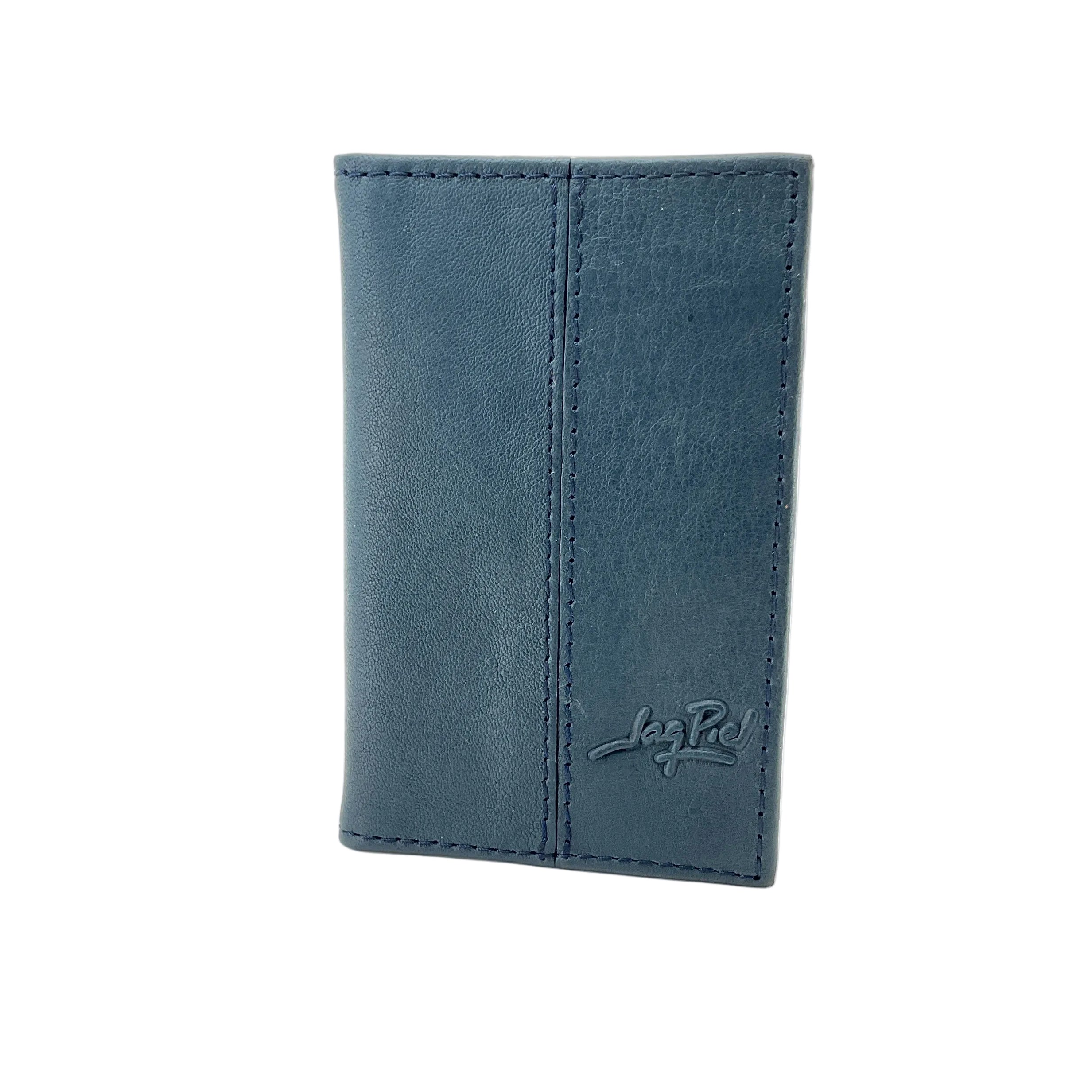 Tarjetero Jaqpiel PB07 piel azul