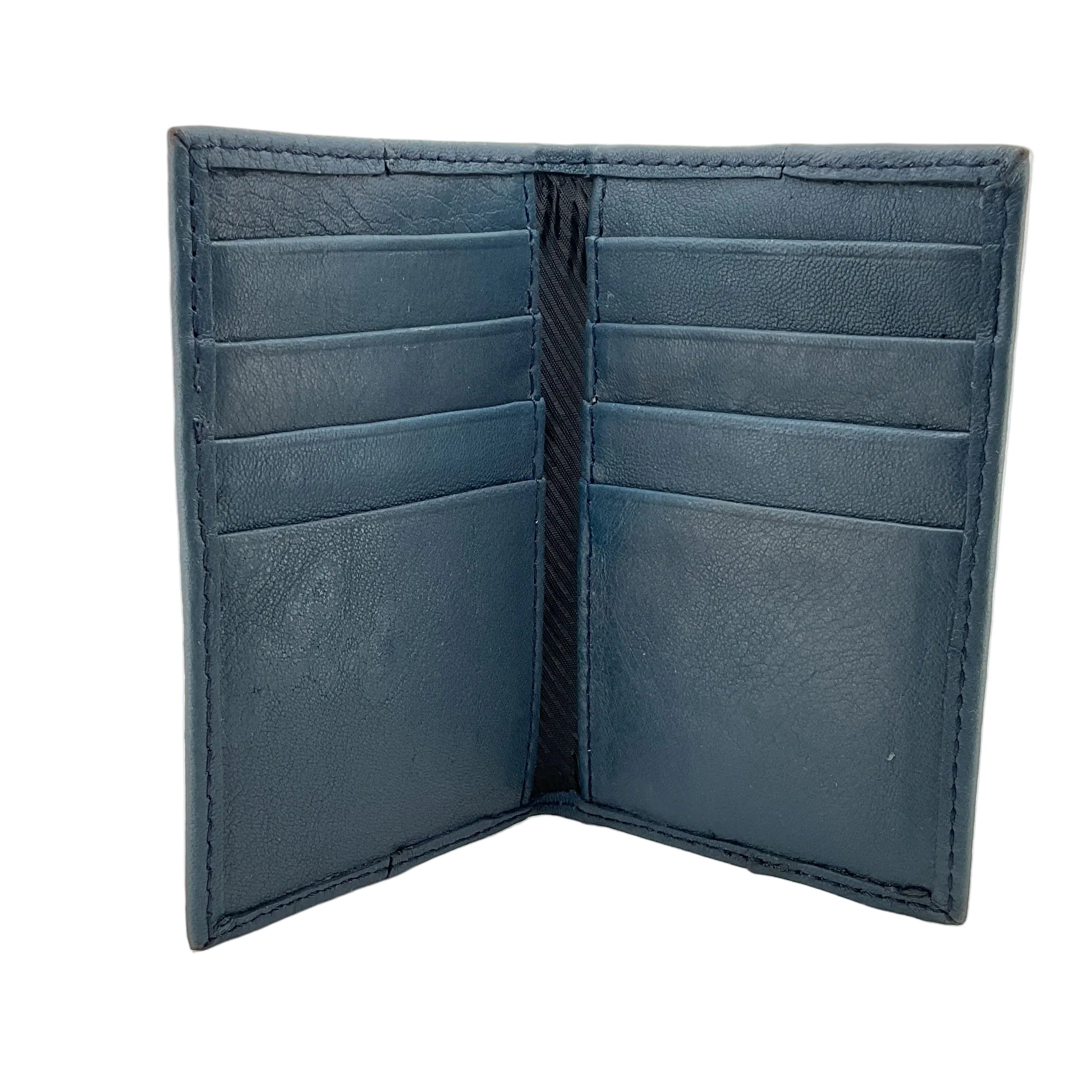 Tarjetero Jaqpiel PB07 piel azul