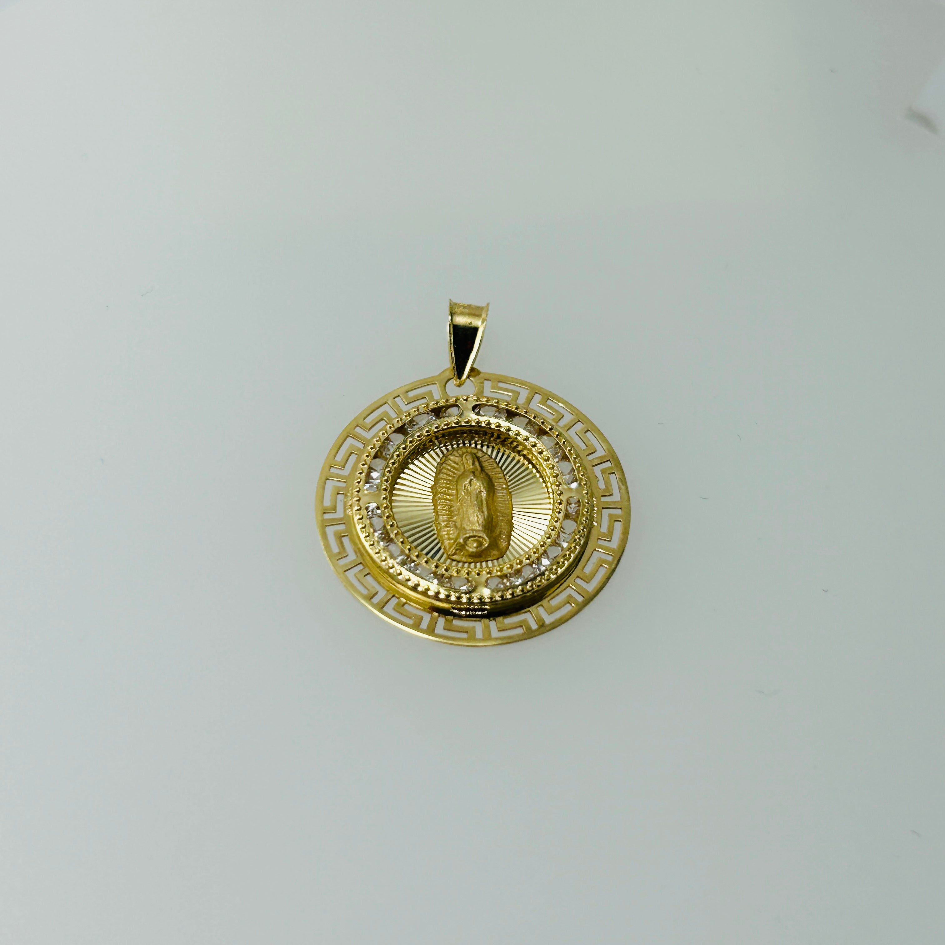 Medalla 10K V Guadalupe Redonda 20mm bisel grecas
