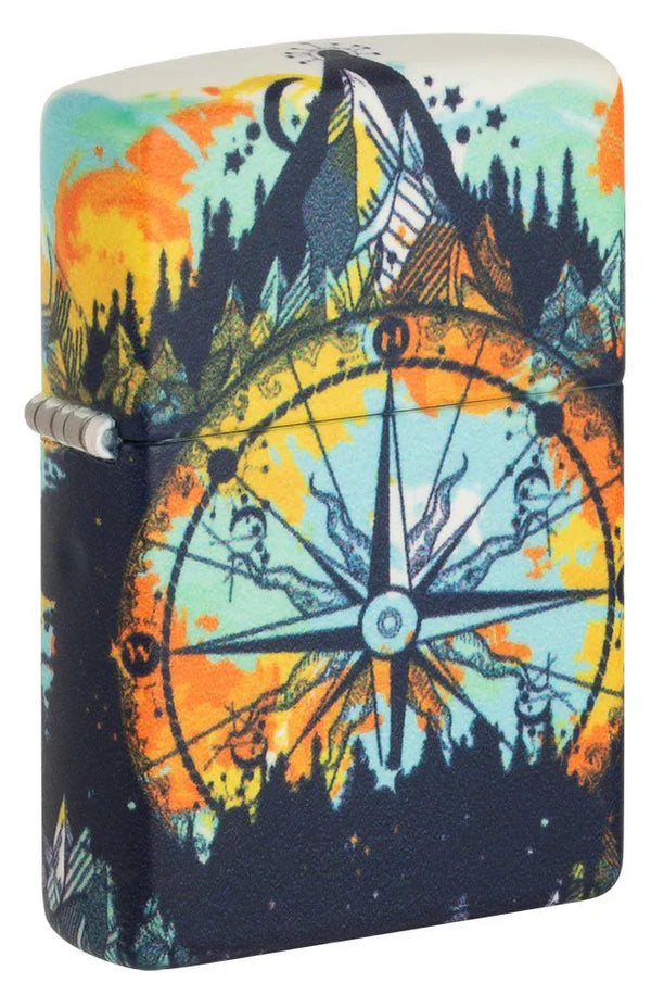 Encendedor Zippo Compass Design MZ49805