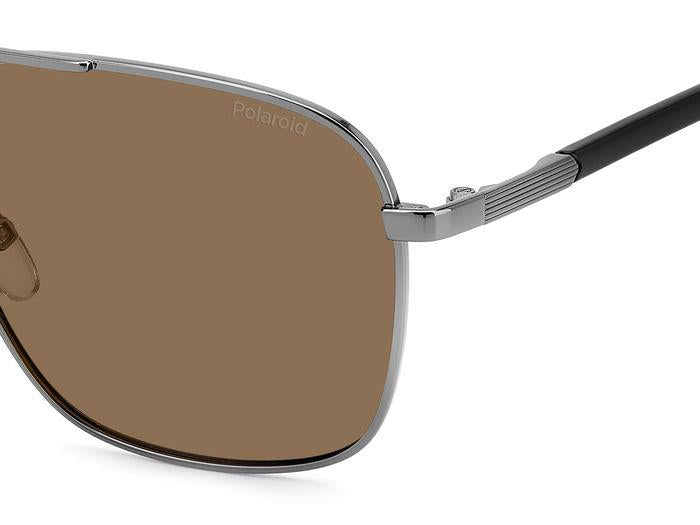 Lentes Polaroid PLD4128/S/X KJ1-DARK RUTHENIUM