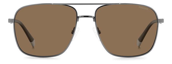 Lentes Polaroid PLD4128/S/X KJ1-DARK RUTHENIUM