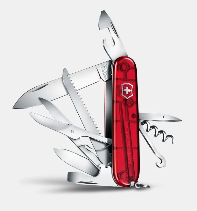 Navaja victorinox Huntsman Red trans 1.3713.T