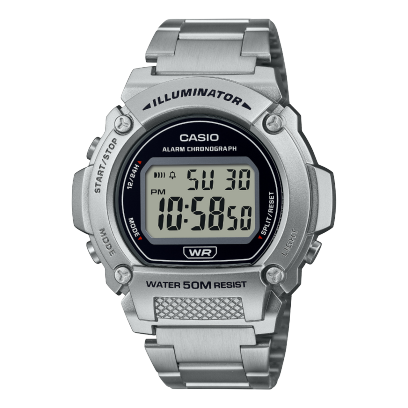 Reloj Casio digital W-219HD-1AVCF
