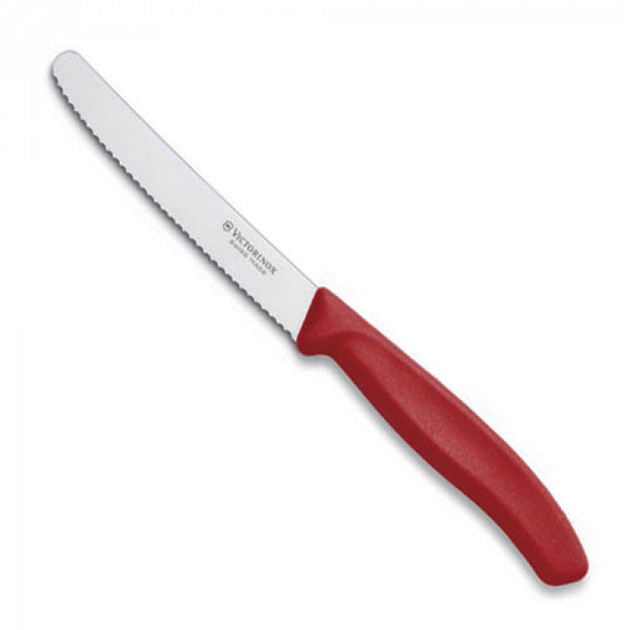 Cuchillo de mesa y cuchillo para tomates Swiss Classic Rojo 6.7831