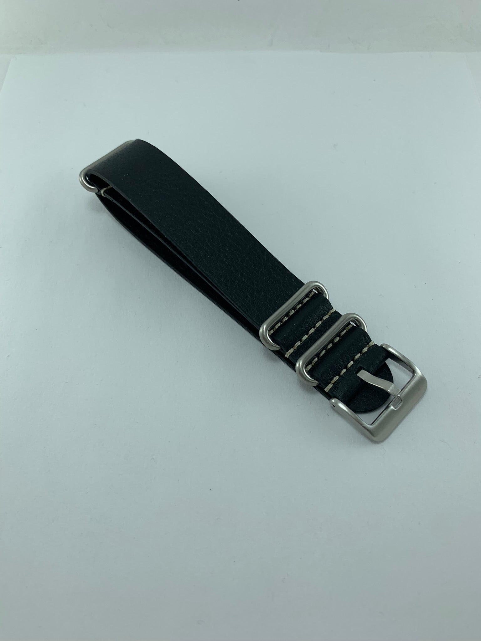 Correa Piel Negro 1000 22mm (Nato)