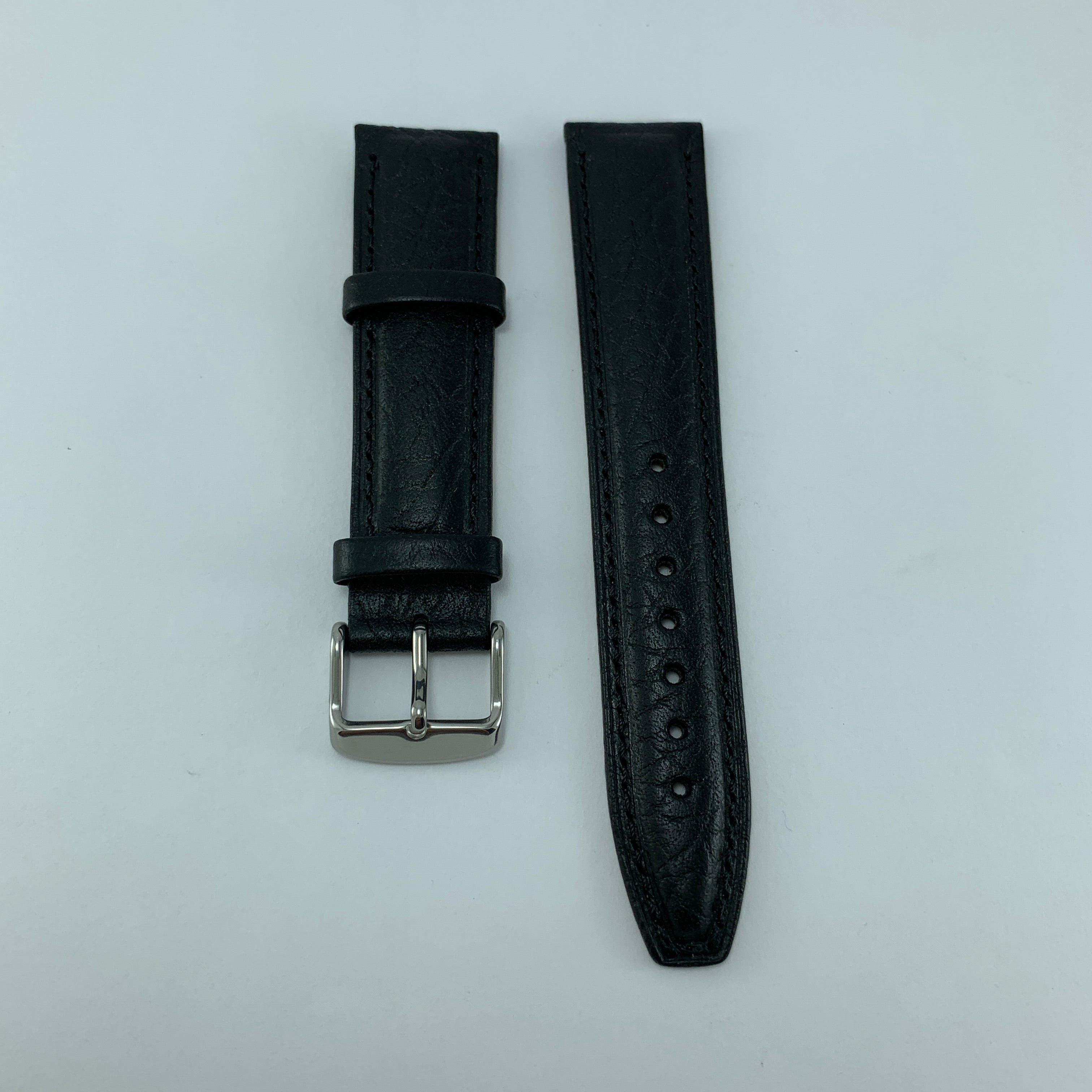 Correa piel Negro 1410 20mm