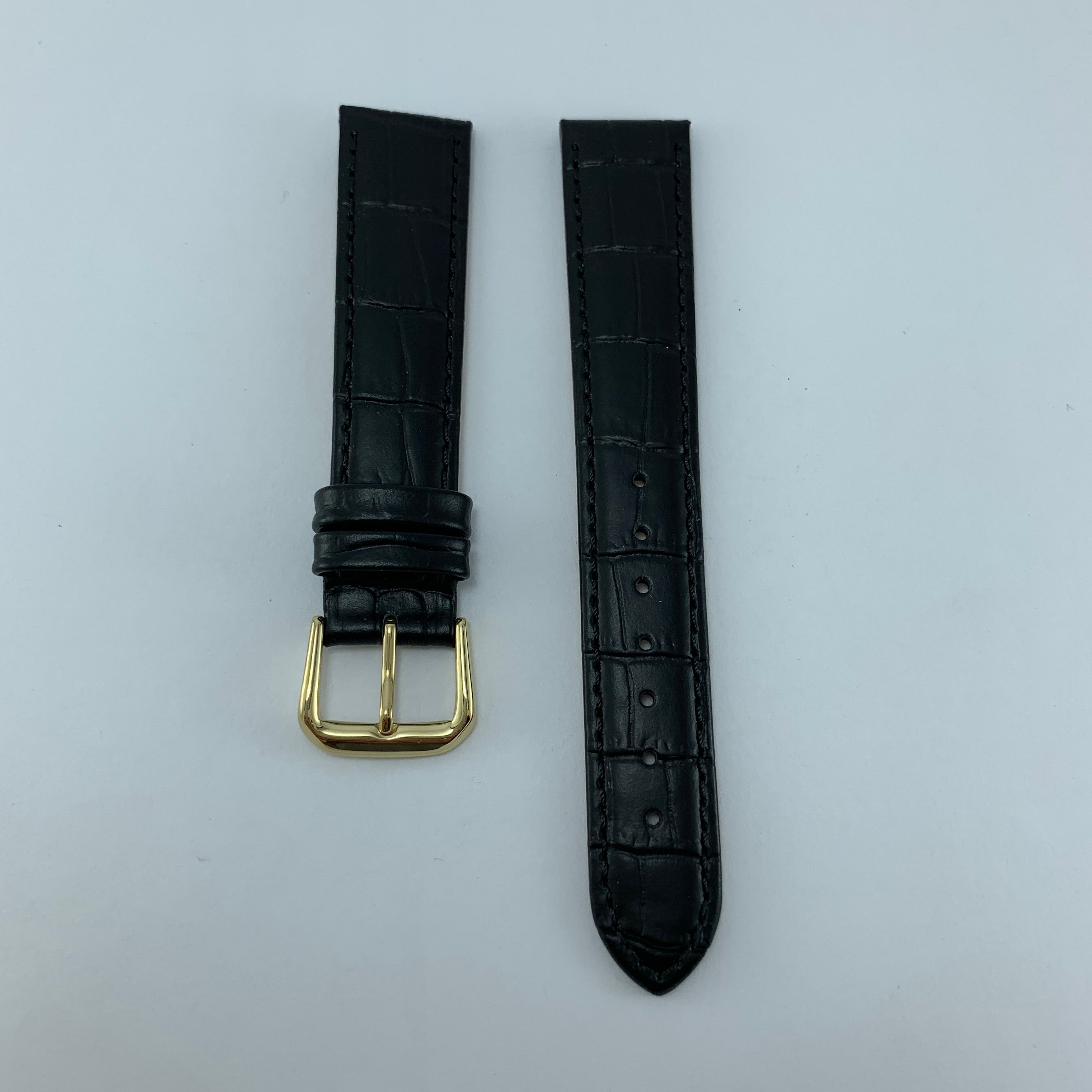 Correa Piel Negro 209 18mm