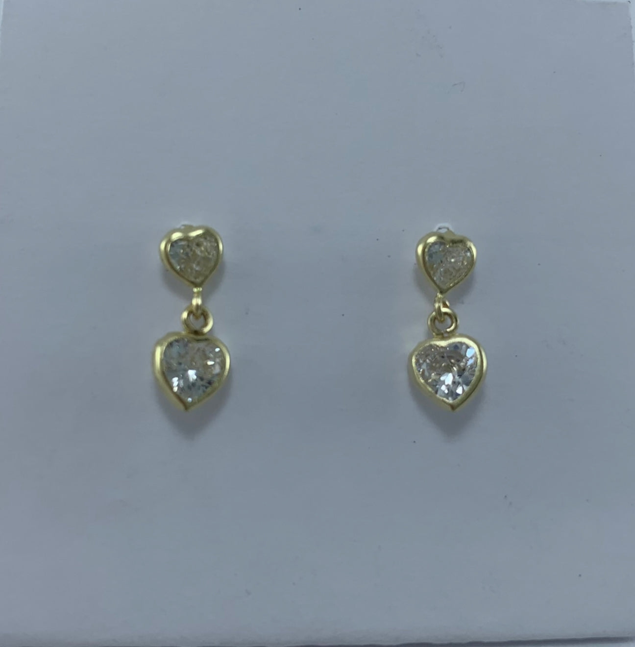 Broquel Corazones 5x5mm y 4x4 mm 10k