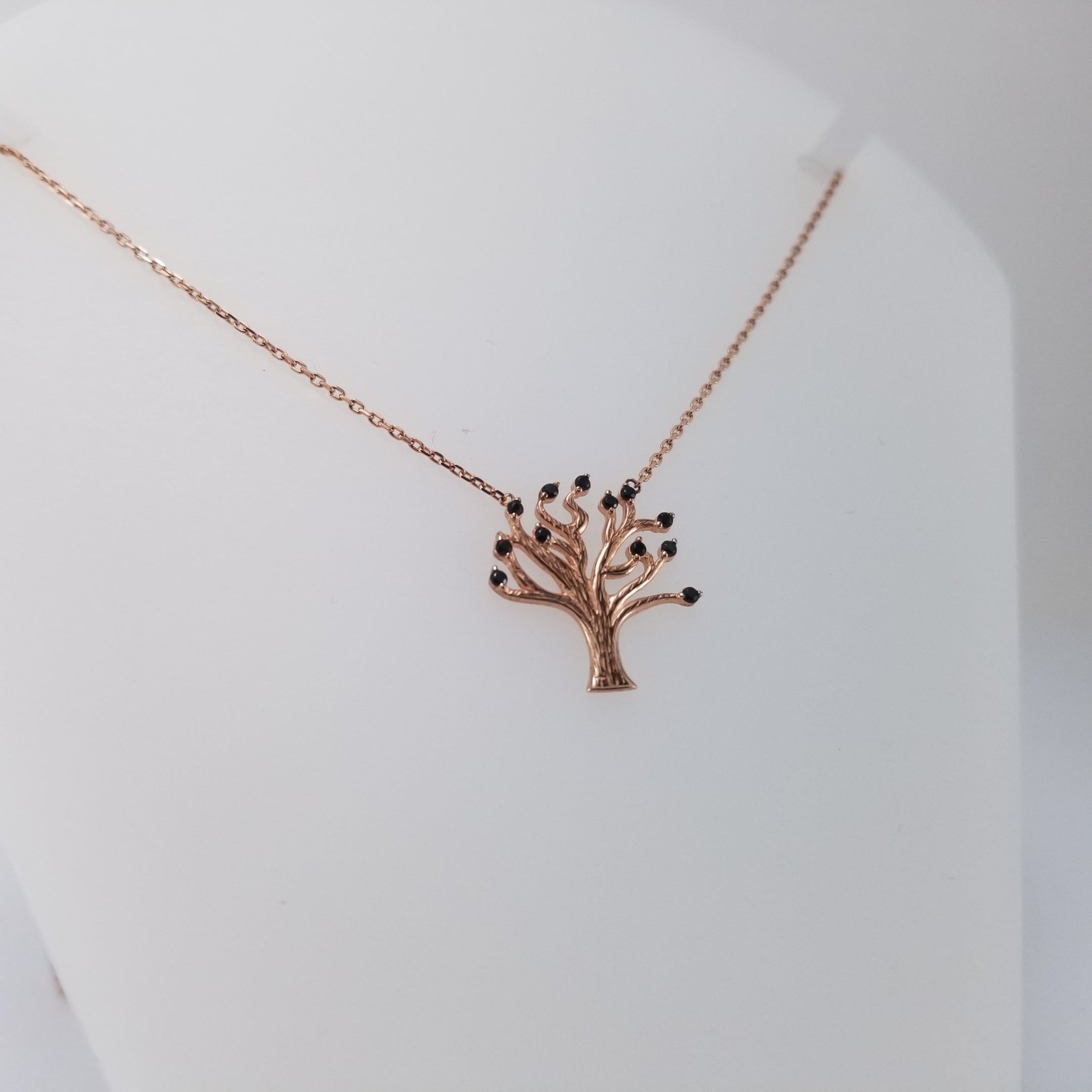 Gargantilla 10k Arbol Vida oro rosa