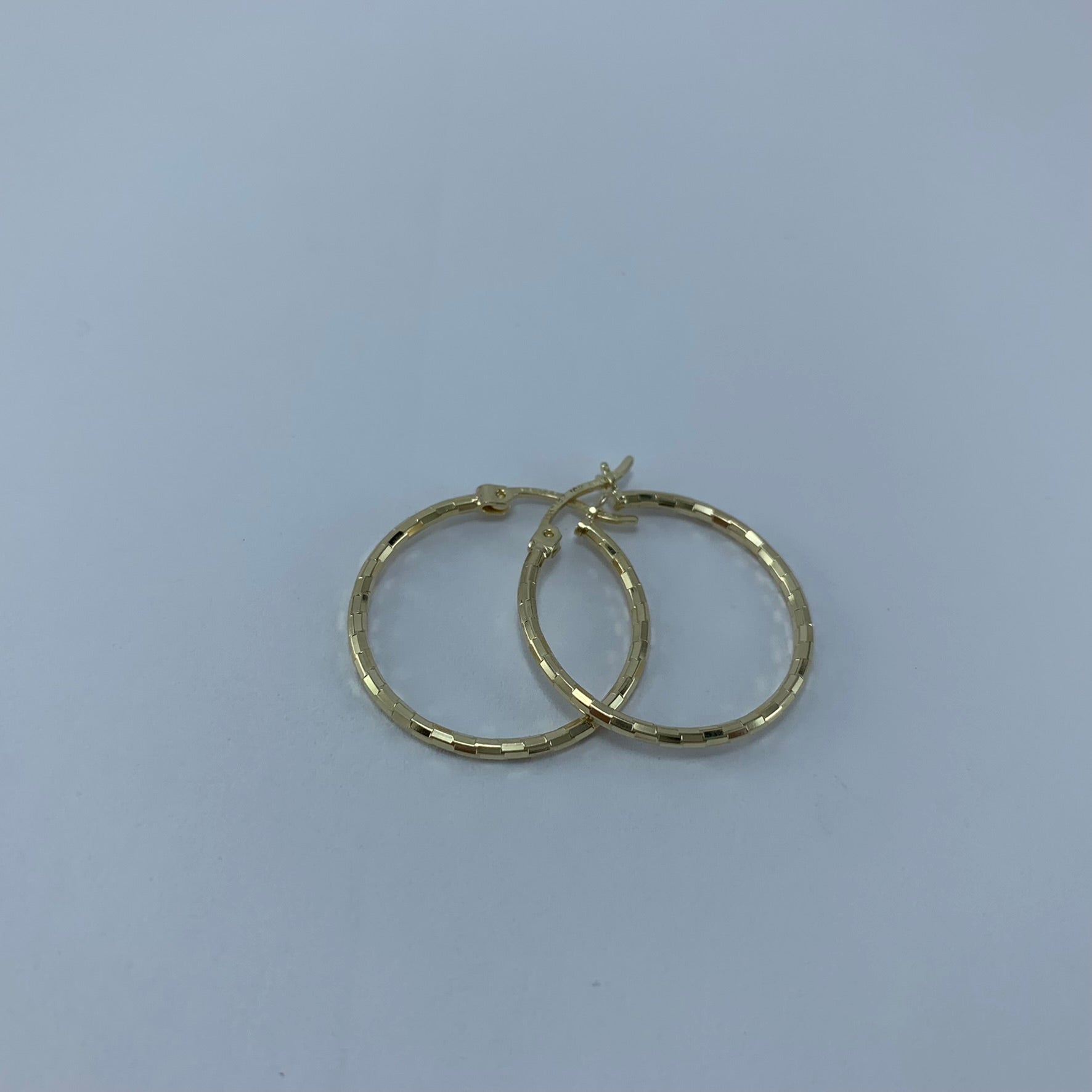 Arracada Tubular Diamantada Redonda 22mm