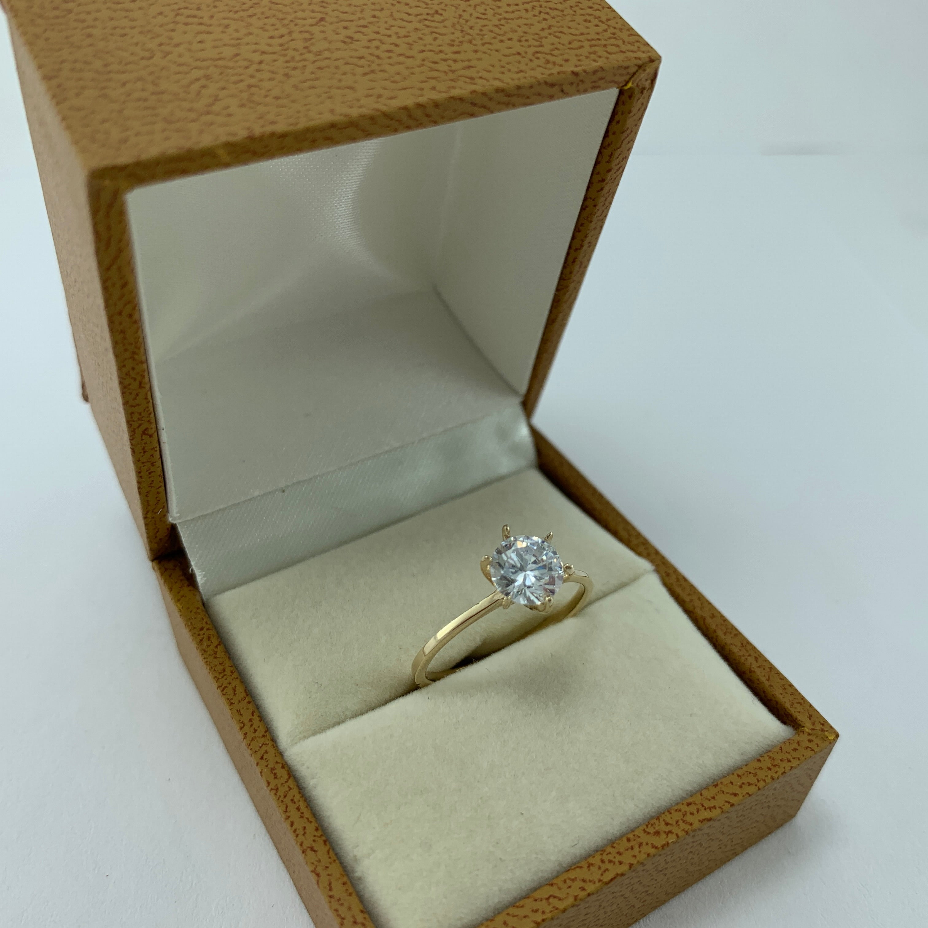 Anillo Compromiso 10k Circonia