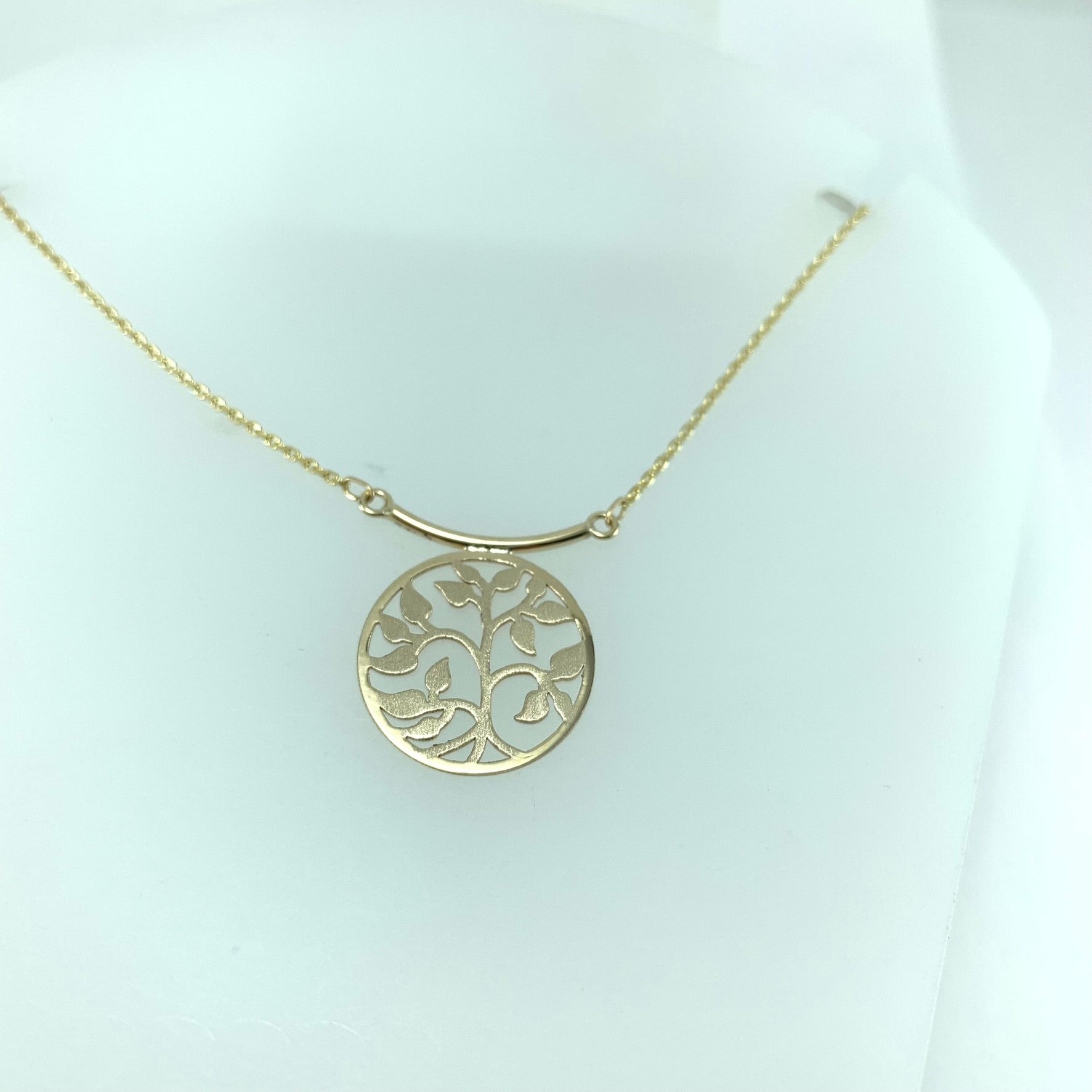 Gargantilla 10k árbol de la vida