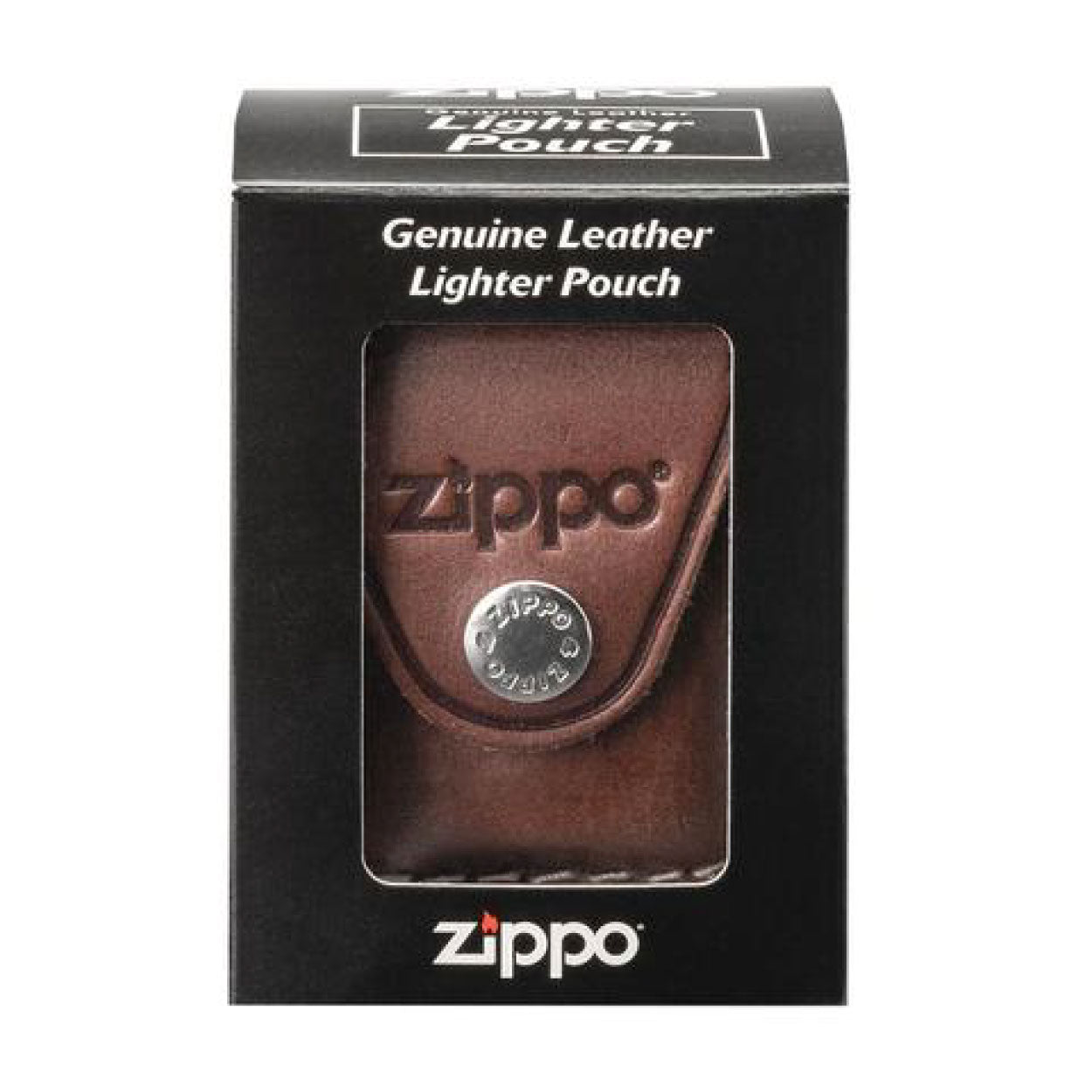 Funda con clip Zippo Piel Café