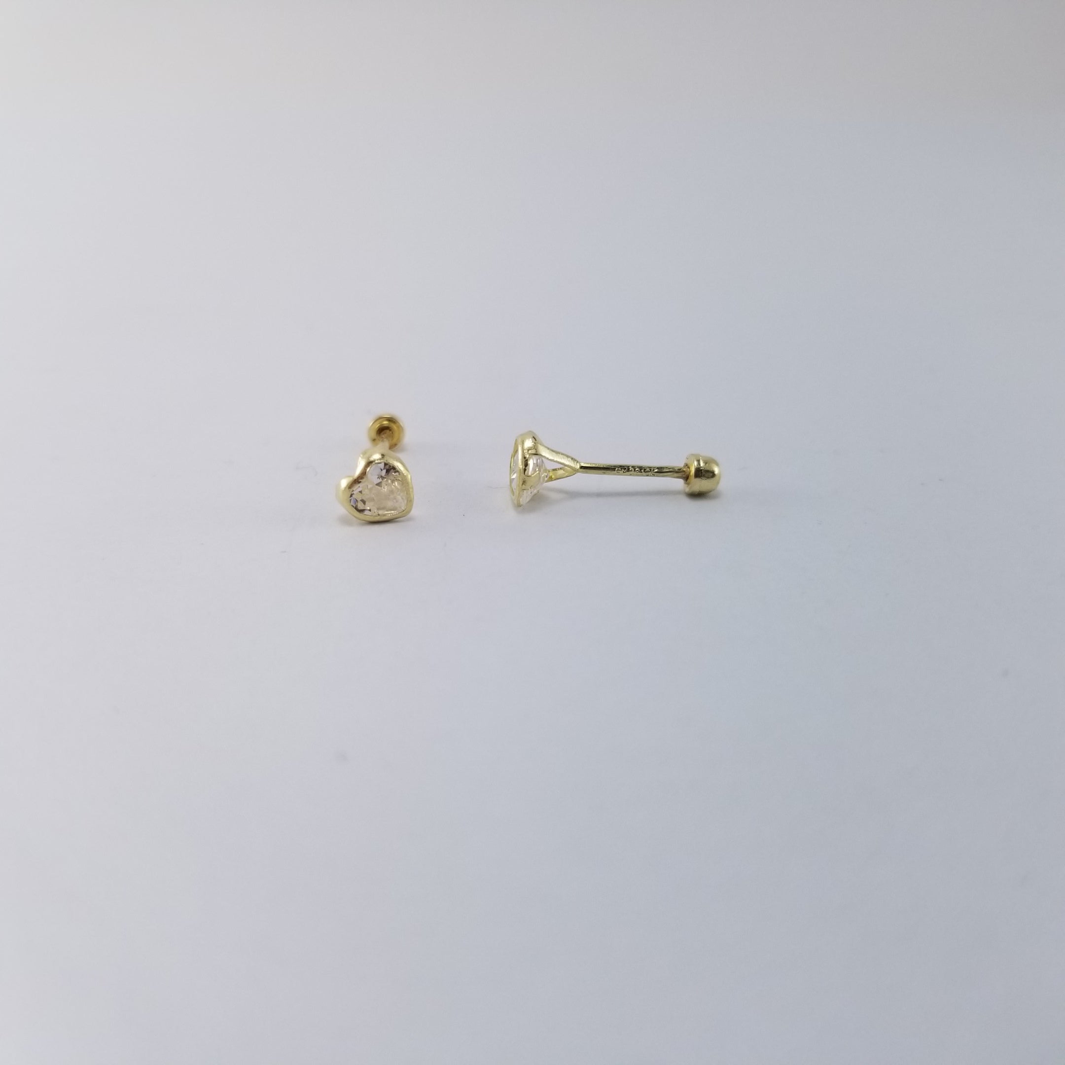 Broquel 10k Corazón Bicelado 4mm