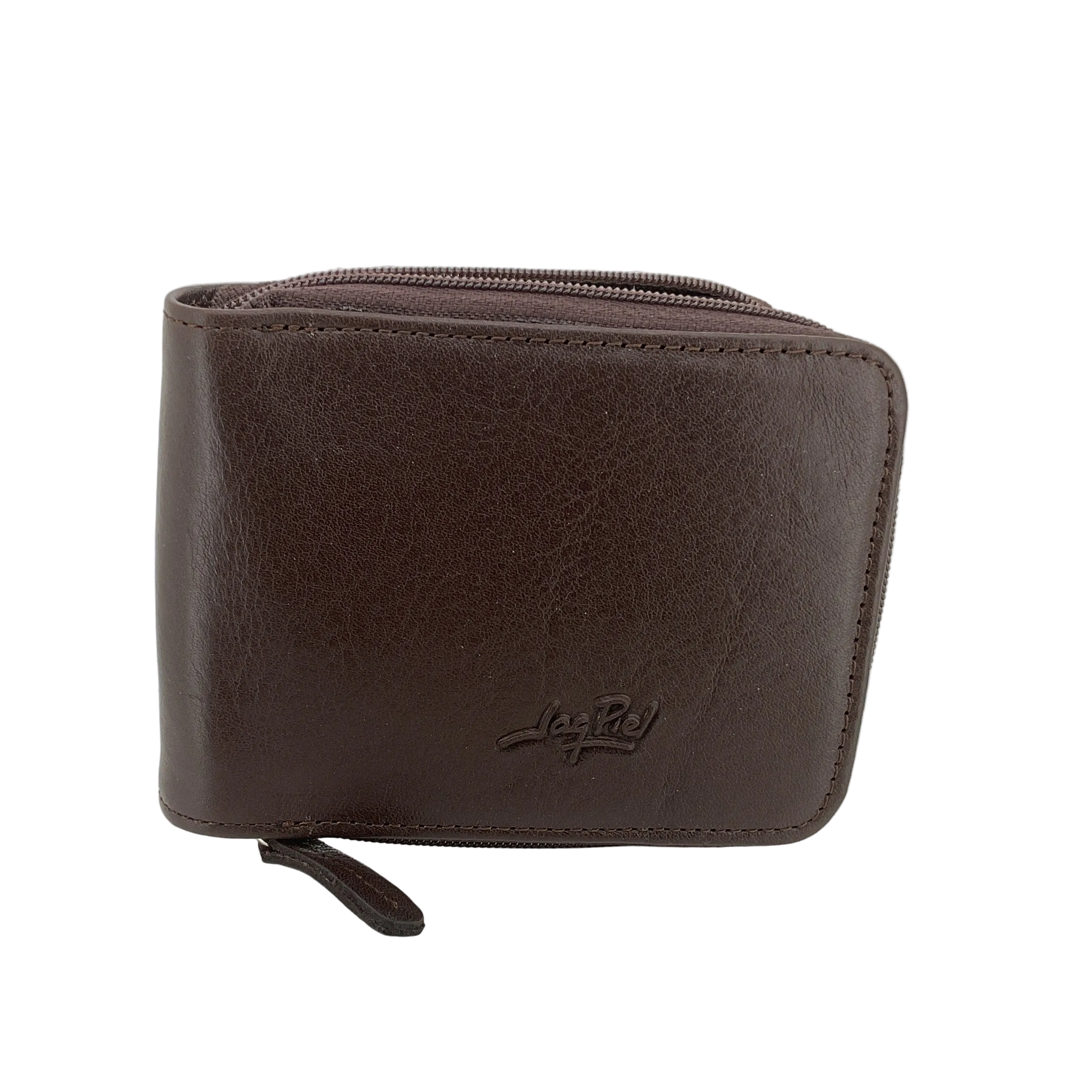 Cartera piel Jaqpiel 0701 deer Moka