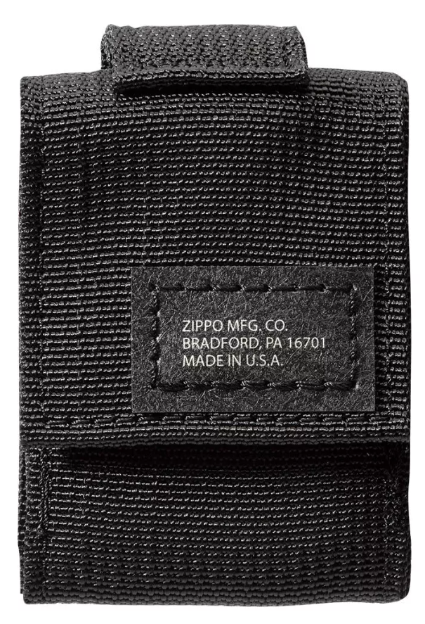 Funda Zippo Tactica Nylon Color Negro