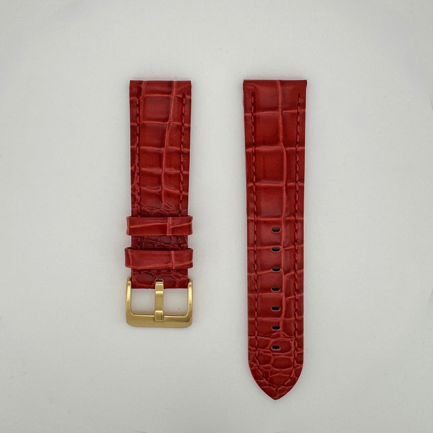 Correa piel bon gon 1310 Rojo