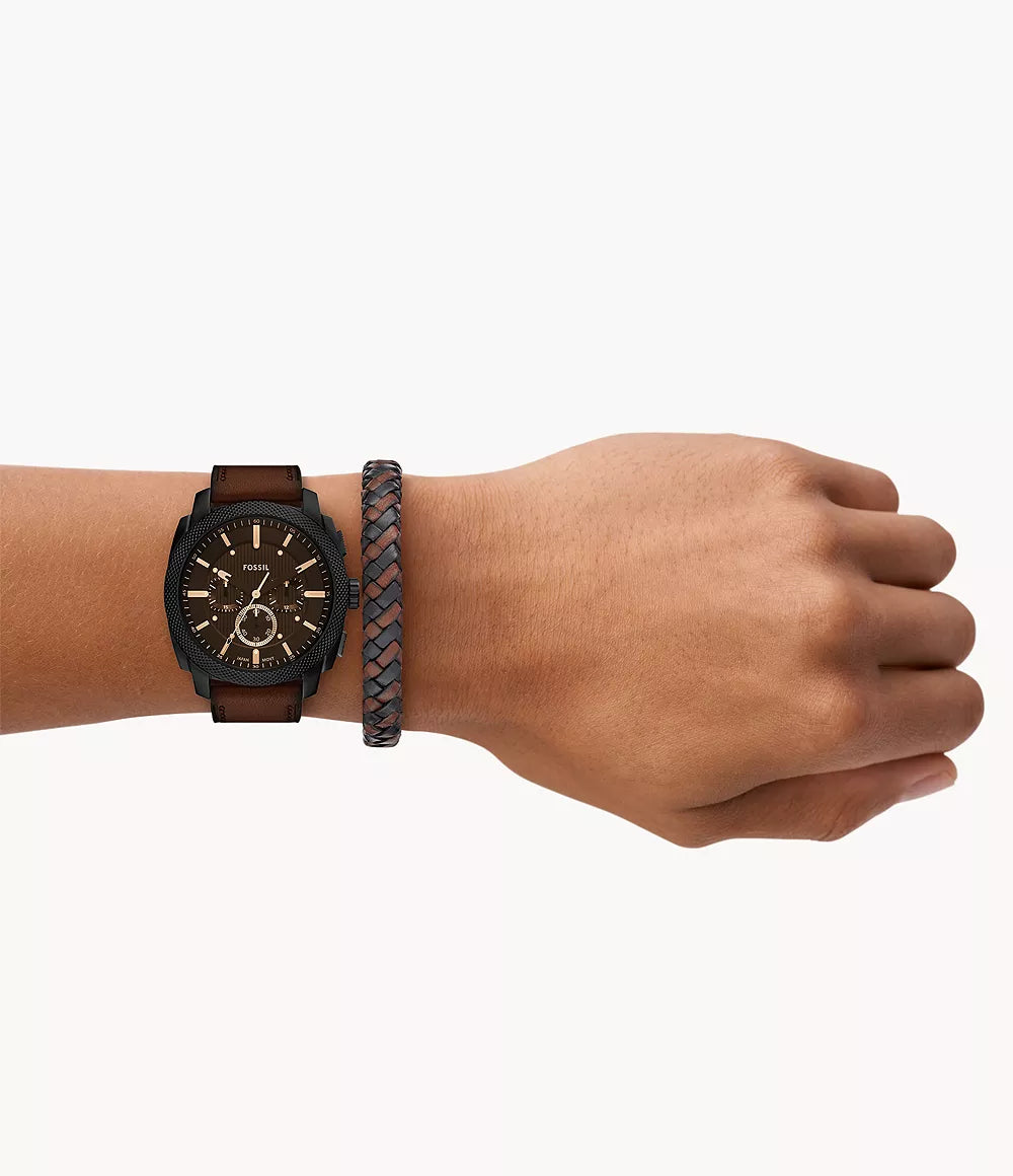 Reloj Fossil caballero FS6102SET. Set pulsera reloj
