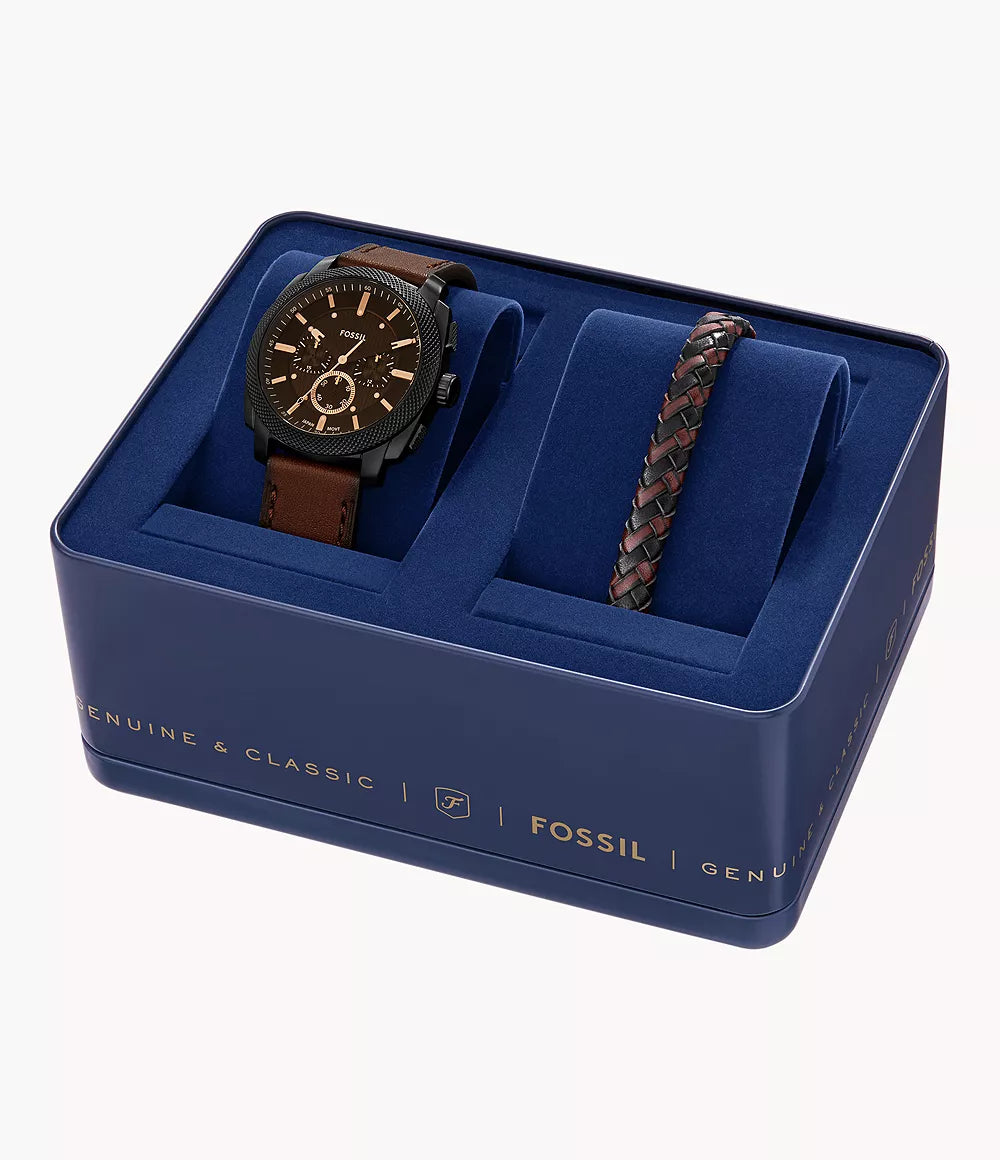 Reloj Fossil caballero FS6102SET. Set pulsera reloj