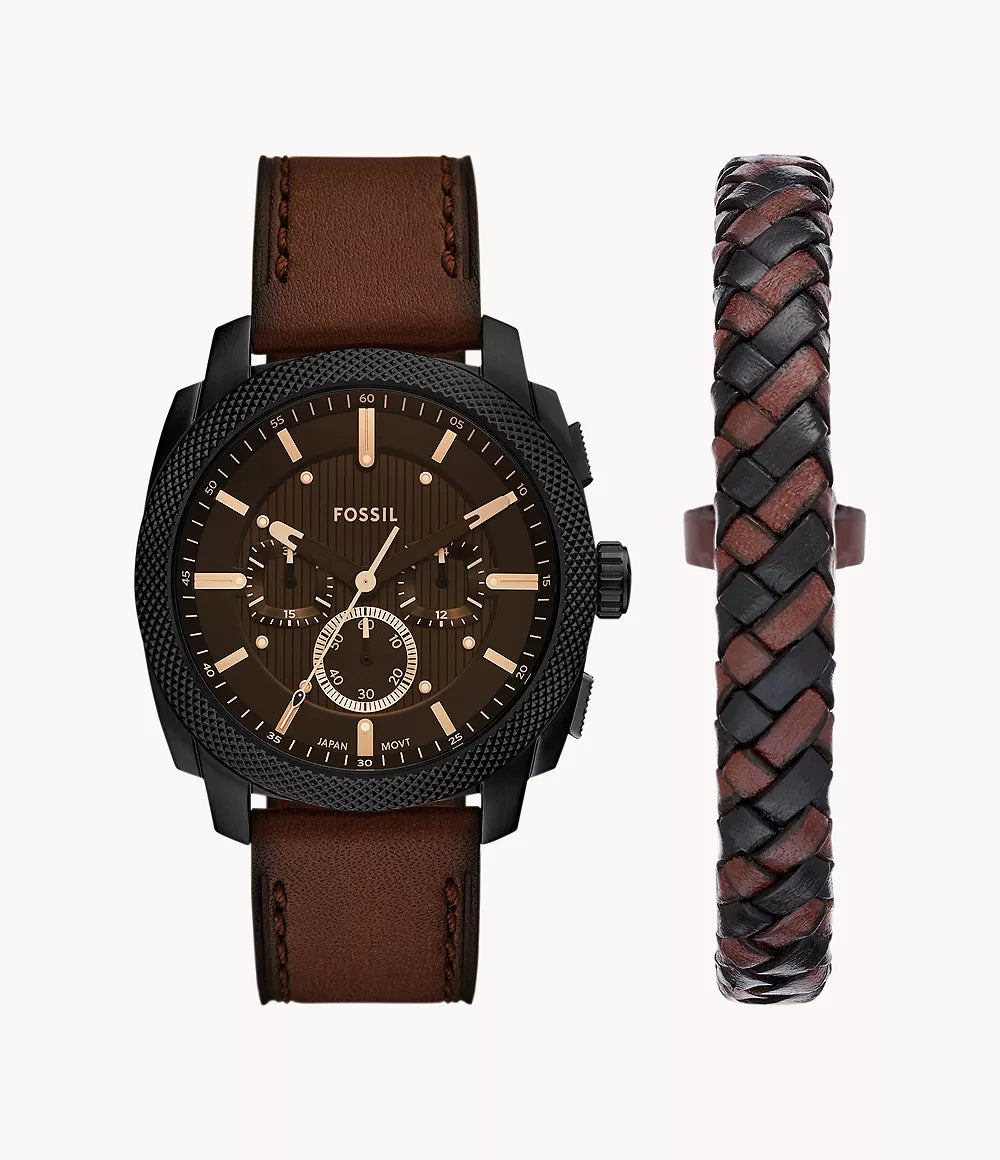 Reloj Fossil caballero FS6102SET. Set pulsera reloj