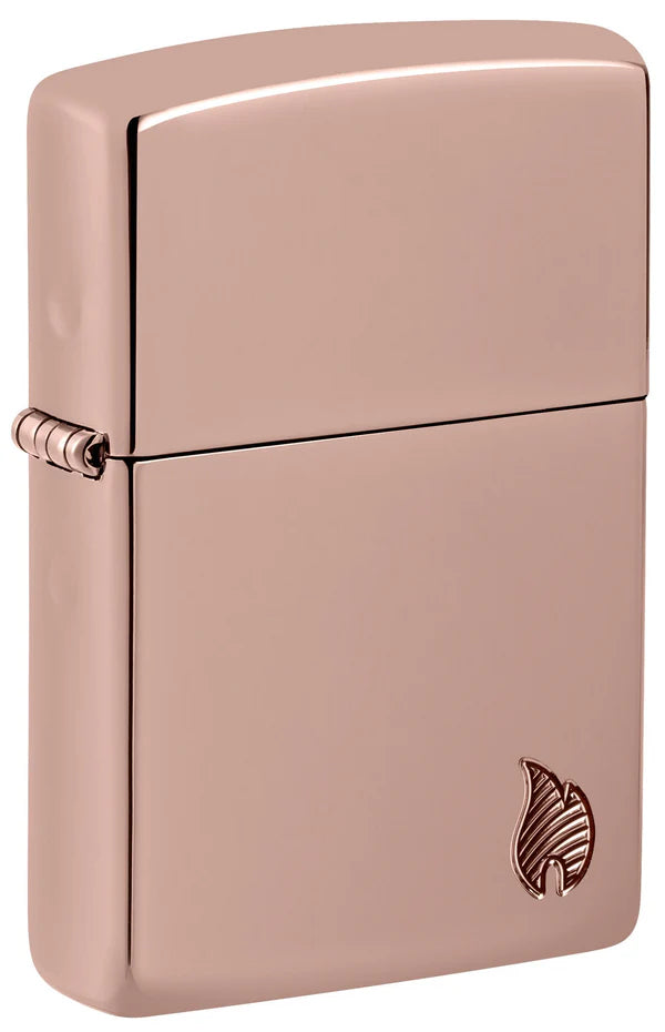 Encendedor Zippo Armor® High Polish Rose Gold Flame Design MZ46401