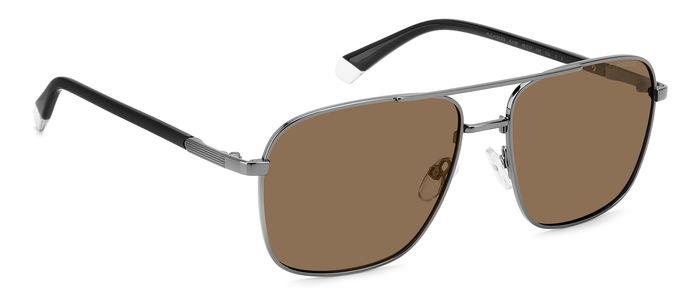 Lentes Polaroid PLD4128/S/X KJ1-DARK RUTHENIUM