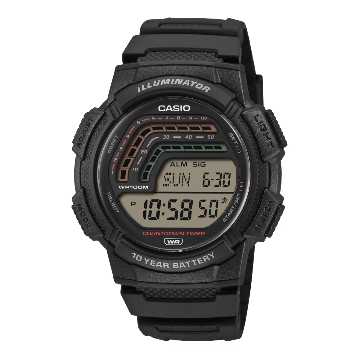 Reloj Casio digital WS-1800-1AVCF