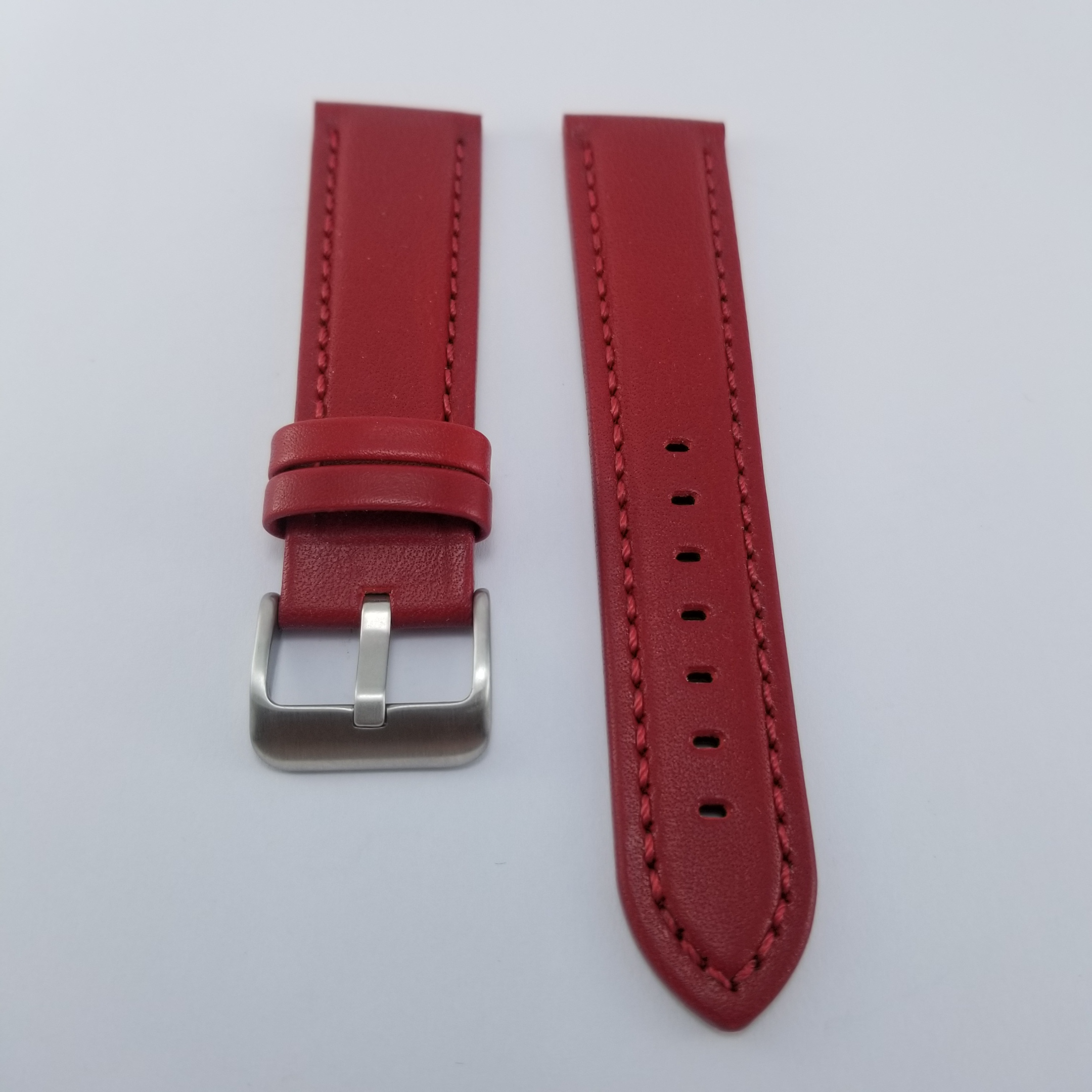 Correa Piel Rojo 1910 22mm