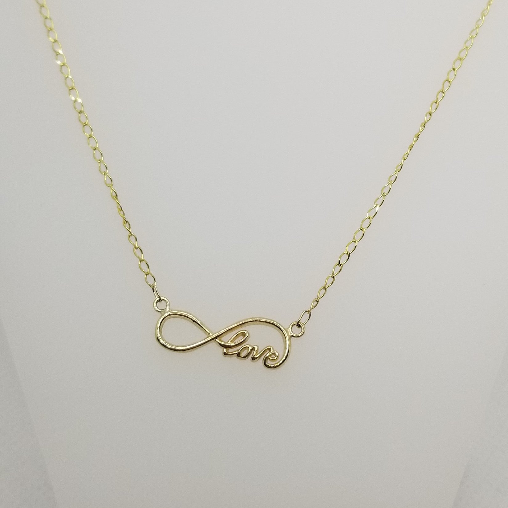 Gargantilla 10K Infinito/Love