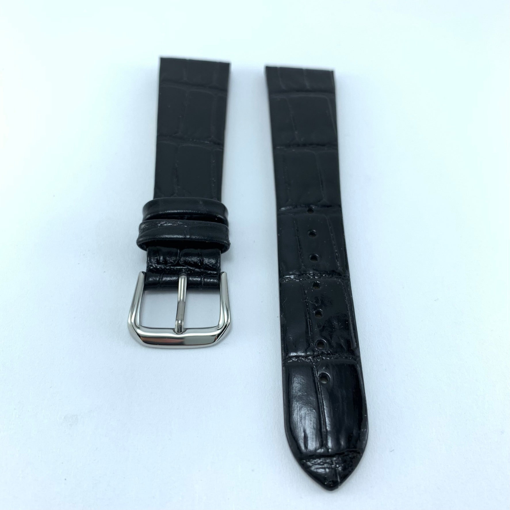 Correa Piel Negro 1001 20mm