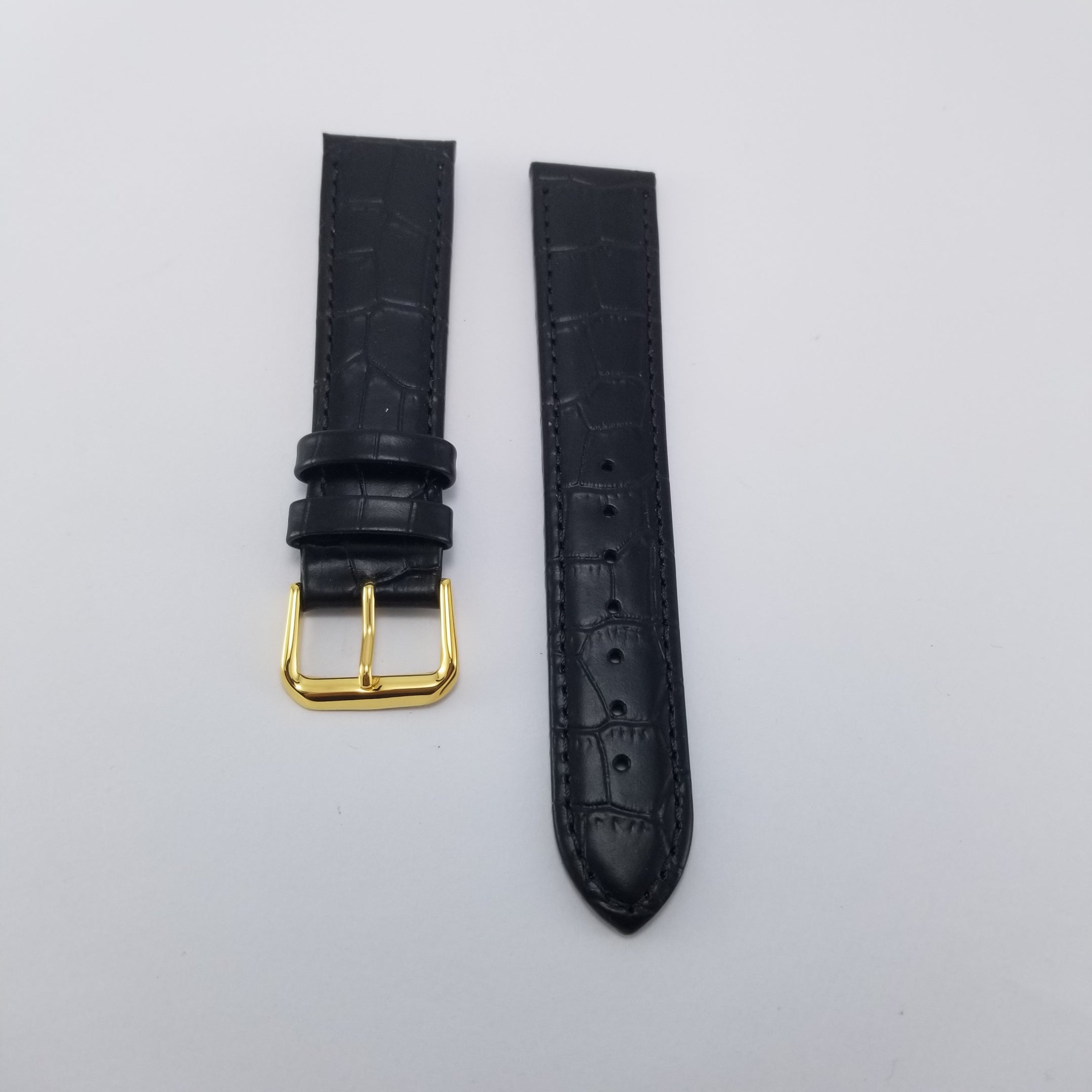 Correa Piel Negro 209 20mm