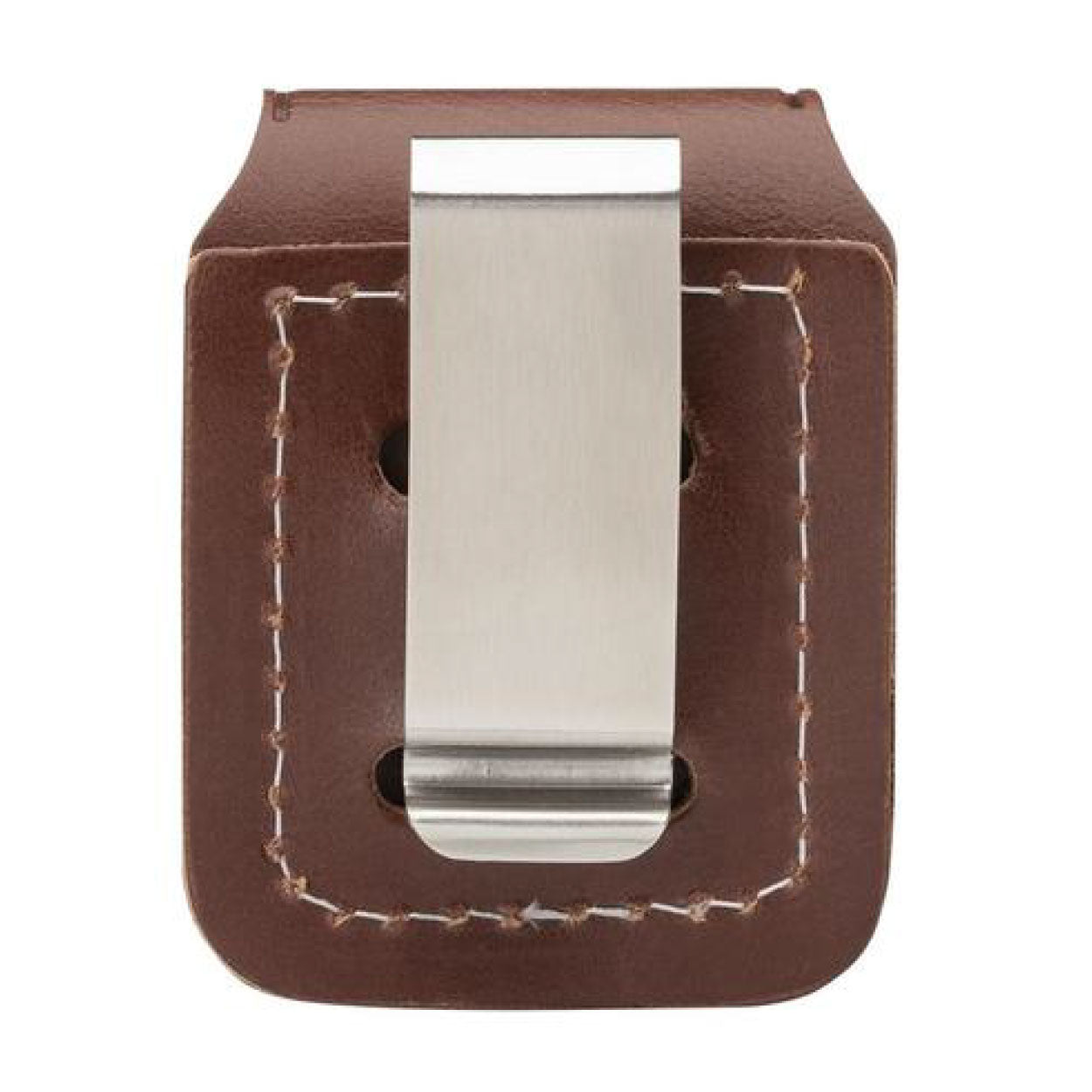 Funda con clip Zippo Piel Café