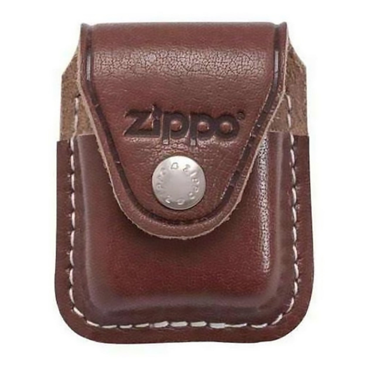 Funda con clip Zippo Piel Café