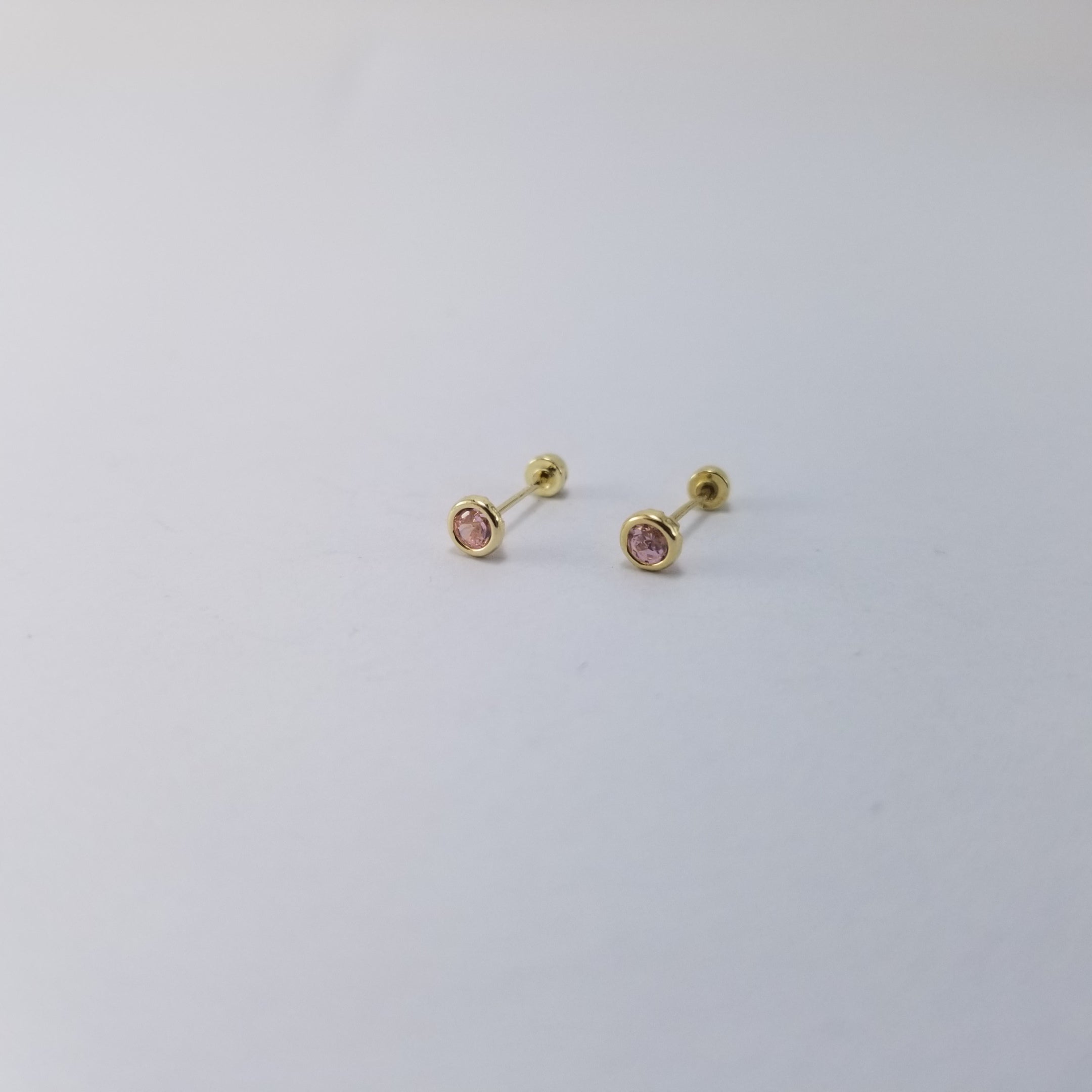 Broquel 10k Biselado Liso 3mm Rosa