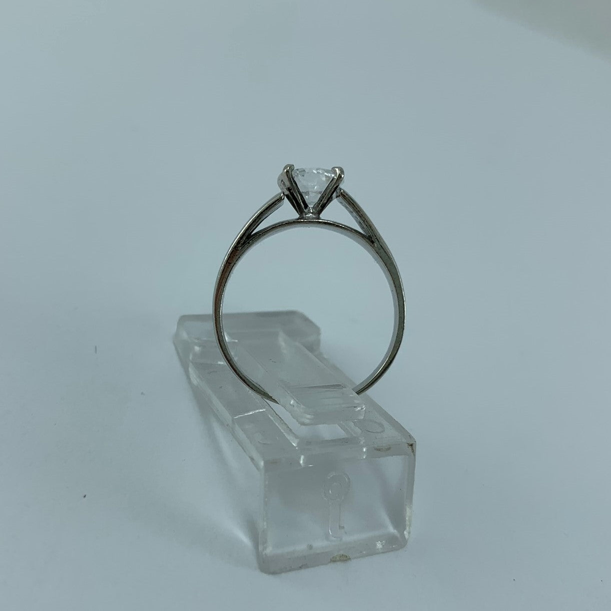 Anillo Compromiso 14K Oro blanco