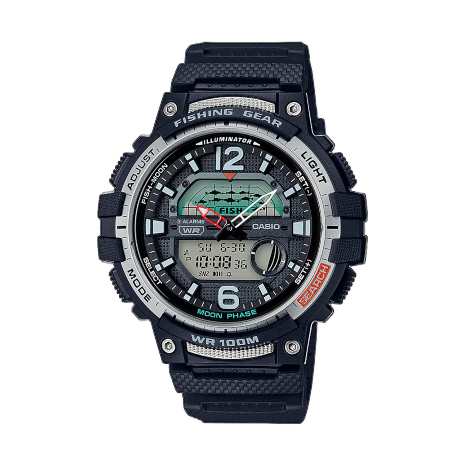 Reloj Casio Fishing Timmer WSC-1250H-1AVCF