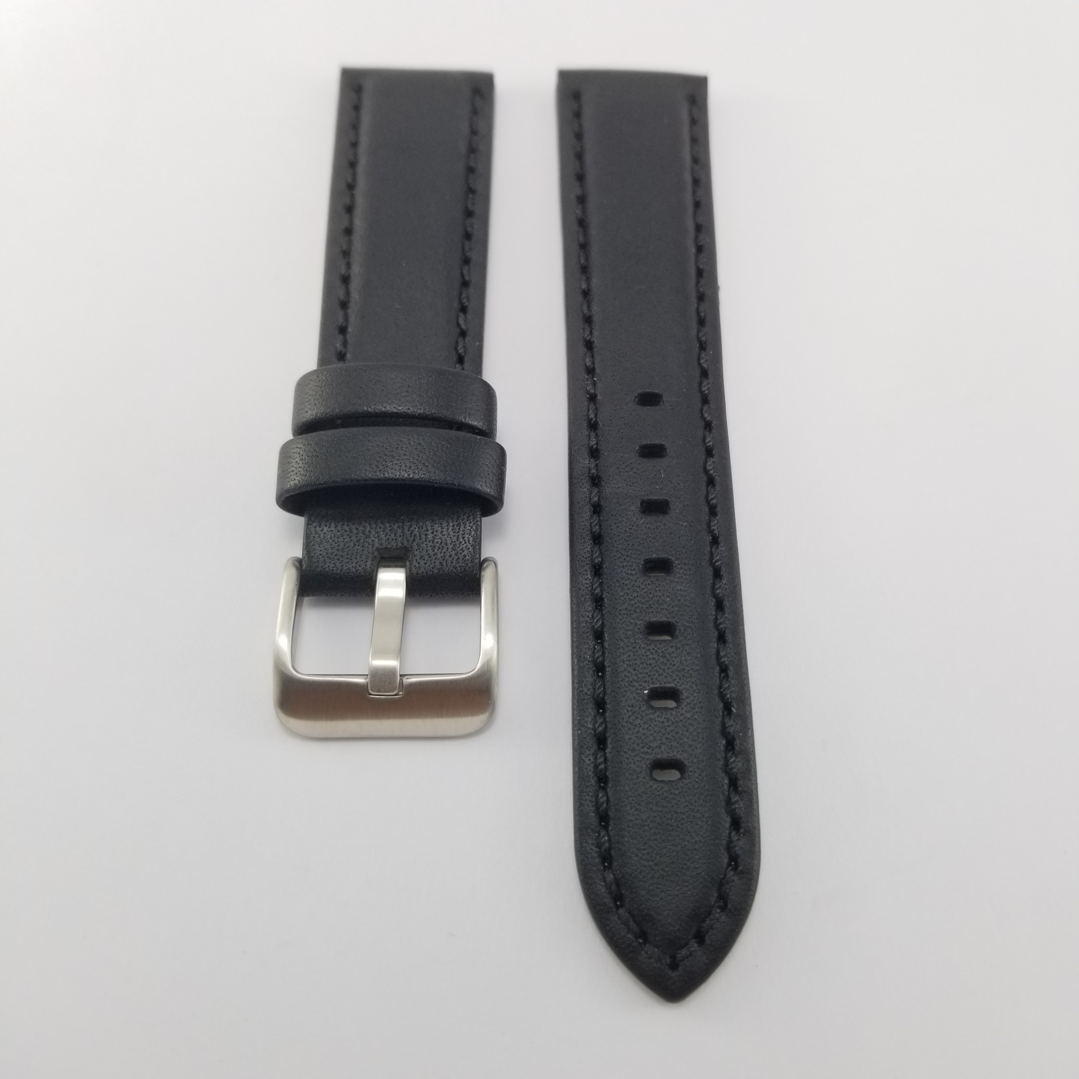 Correa Piel Negro 1910 20mm