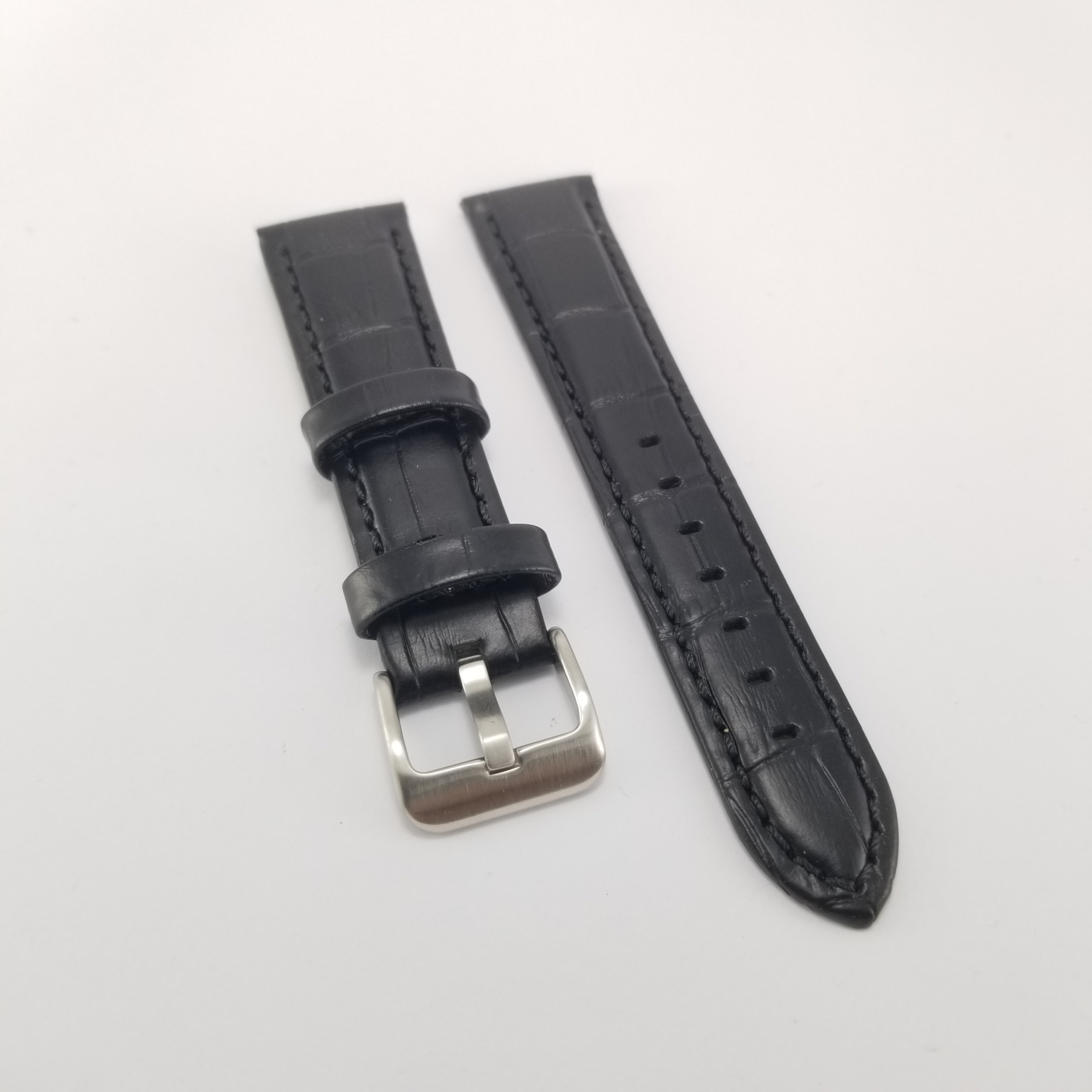 Correa Piel Negro 2110 20mm