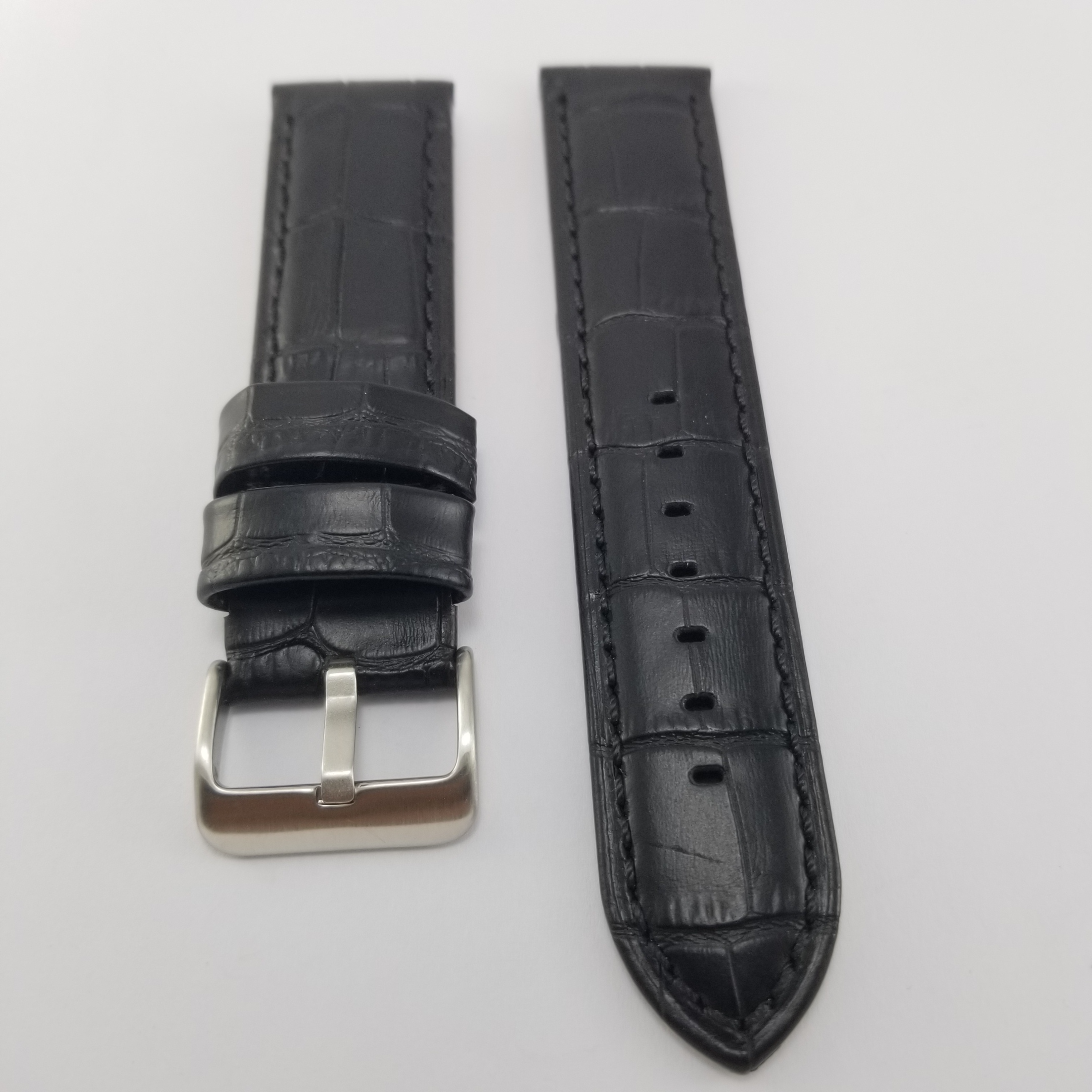 Correa Piel Negro 2510 22mm