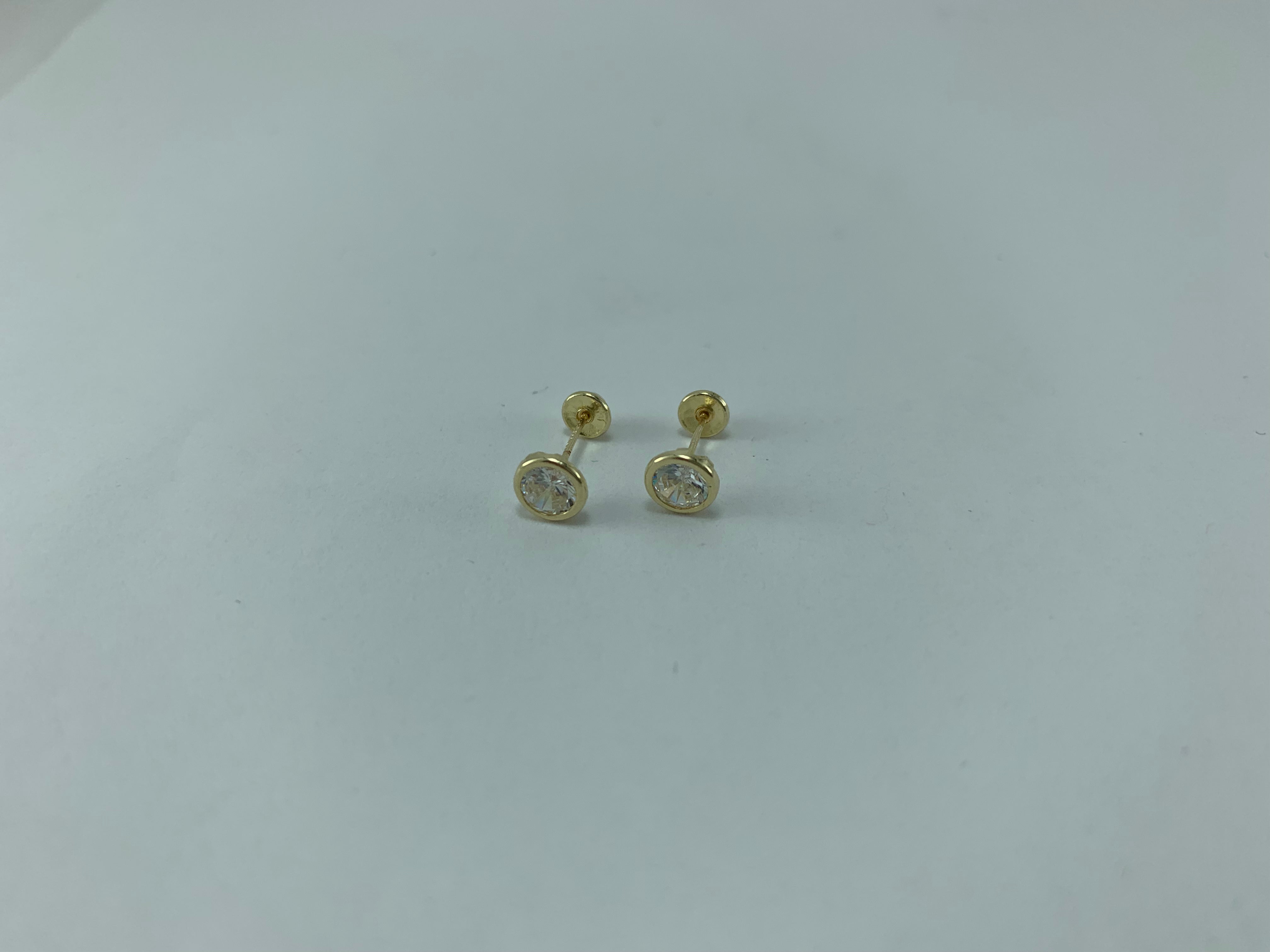 Broquel 10k Circonia Bisel  5mm